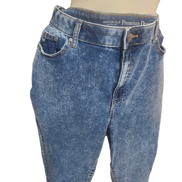 Addition Elle High Rise Blue Jeans - Picture 4 of 6
